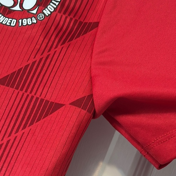 Men's Red Soccer Shirt - Picture 4 of 5
